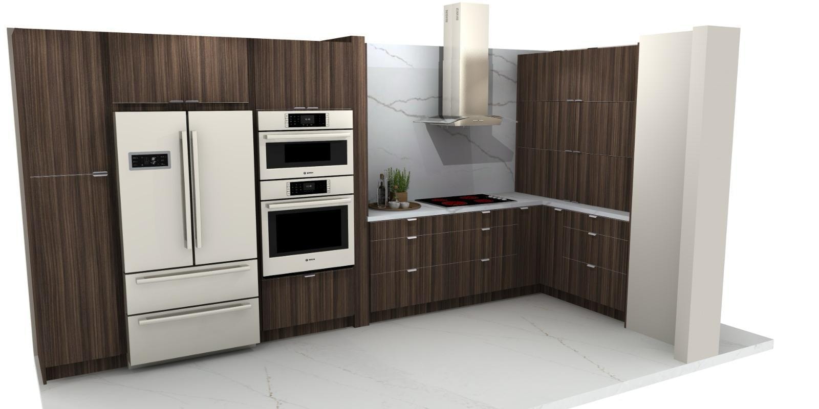Front View — Appliance Wall